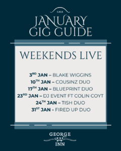 Jan Gig Guide